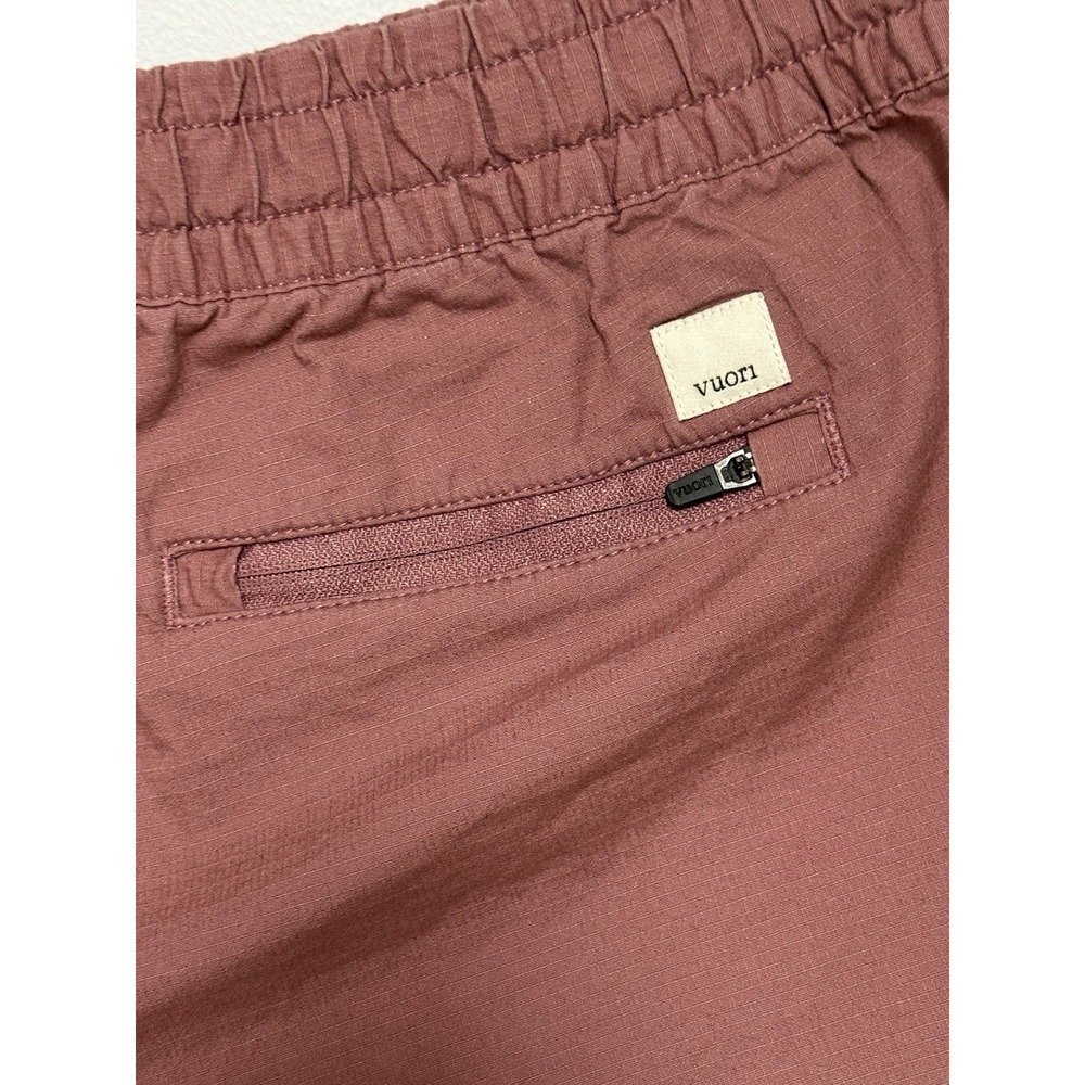 Vuori Women's Vintage Ripstop Mauve Stoneware Pull On Shorts Size Medium - Picture 7 of 9